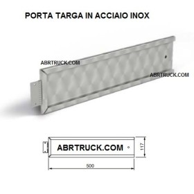 that's all Motley trial COPPIA CONTORNO MANIGLIA PORTA CON CAVALLINO ACCIAIO INOX IVECO/accessori  tuning camion abr truck inox